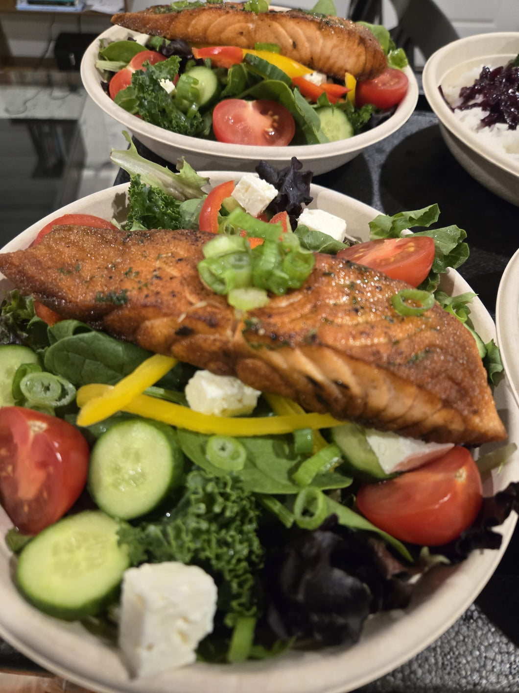 Salmon salad