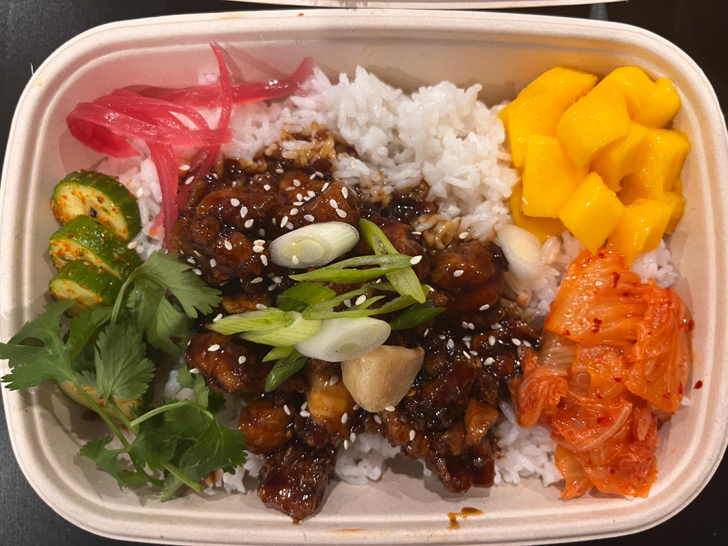 Crispy Chicken Rice Bowl